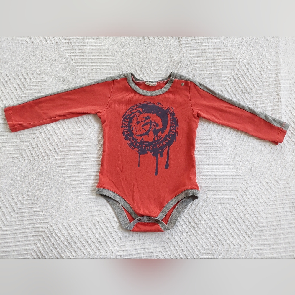 Diesel Long-Sleeve Onesie